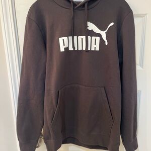 NWT!! Men's PUMA Black Hooded Sweatshirt size Med